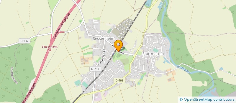 localisation de l'entreprise SCI HOUSE  SESSENHEIM