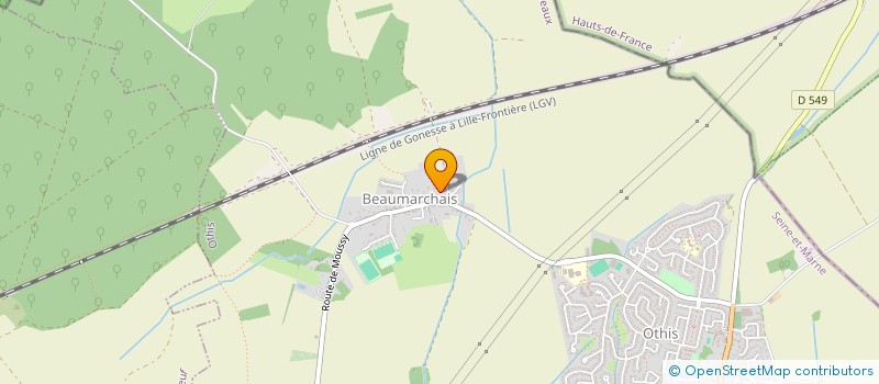 localisation de l'entreprise SCI HOUSE BULDING  OTHIS