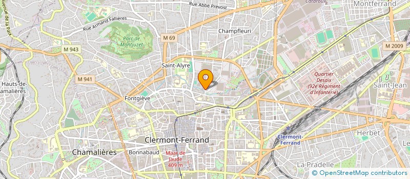 localisation de l'entreprise SCI HOUSE ONE  CLERMONT-FERRAND