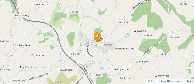 localisation de l'entreprise SCI HOUSES LOC HERMES à LA PORCHERIE