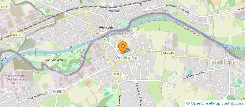 localisation de l'entreprise SCI HOUSET ORTHO  BOUSBECQUE