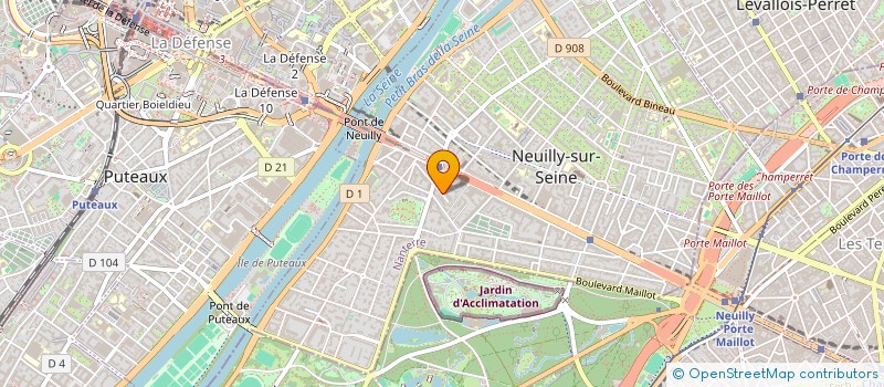 localisation de l'entreprise SCI HOUSSAY à NEUILLY-SUR-SEINE