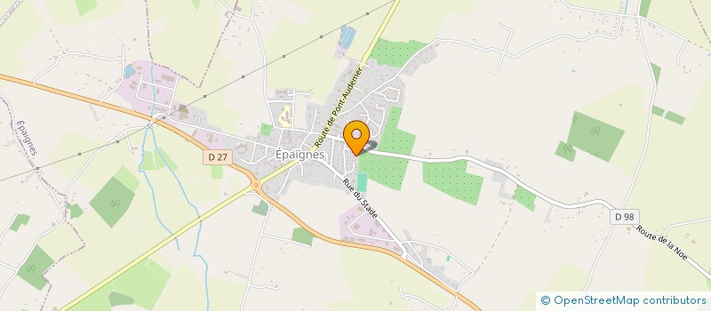 localisation de l'entreprise SCI HOUSSAYE BROS  EPAIGNES