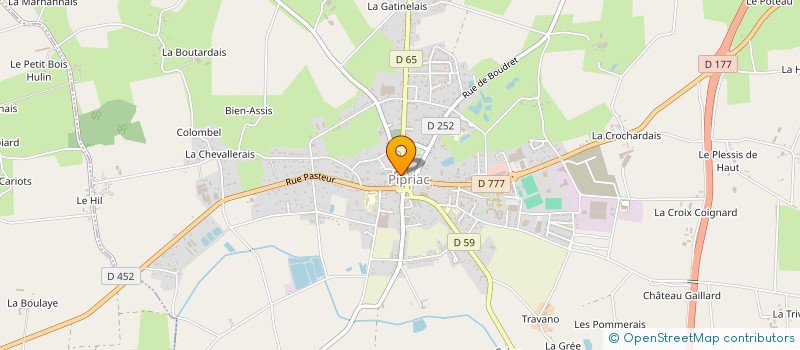 localisation de l'entreprise SCI HOUSSIN  PIPRIAC