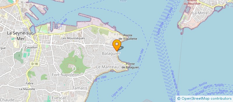 localisation de l'entreprise SCI HOUSTALADO à LA SEYNE-SUR-MER