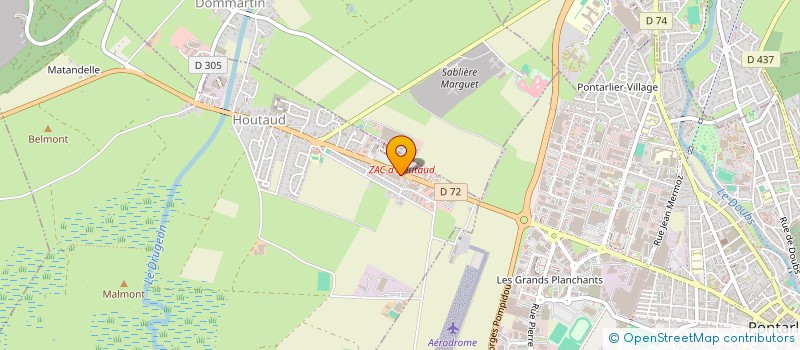 localisation de l'entreprise SCI HOUTAUD CHAMPAGNE  HOUTAUD