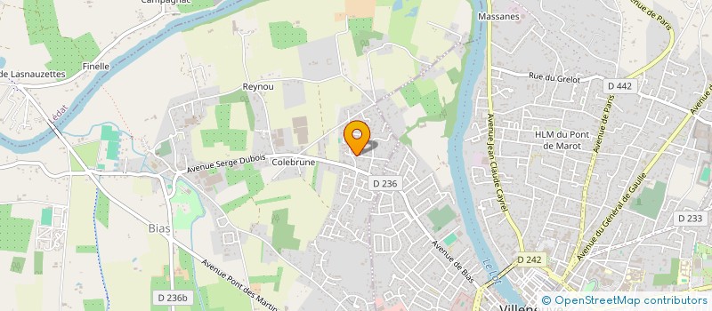 localisation de l'entreprise SCI HOUTI  BIAS