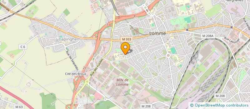 localisation de l'entreprise SCI HOUZA à LILLE