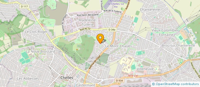 localisation de l'entreprise SCI HOVELACQUE  CHELLES