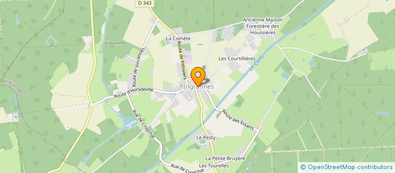 localisation de l'entreprise SCI HOVHA INGRANNES à INGRANNES