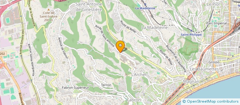 localisation de l'entreprise SCI HOVORKA  NICE