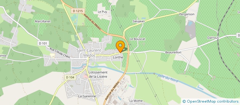 localisation de l'entreprise SCI HOWLITE LG  SAINT-LAURENT-MEDOC