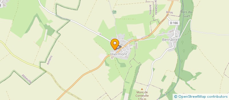 localisation de l'entreprise SCI HOYEZ  HIERMONT