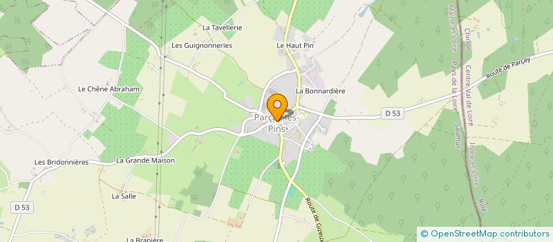 localisation de l'entreprise SCI HOYLAND  NOYANT-VILLAGES