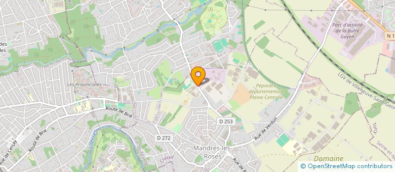 localisation de l'entreprise SCI HOZABEILLES  MANDRES-LES-ROSES