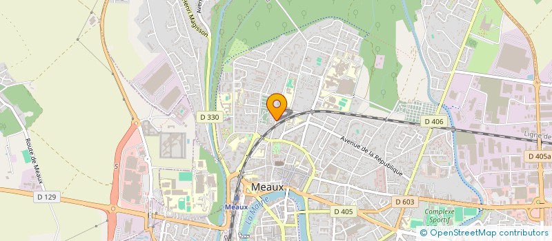localisation de l'entreprise SCI HP à MEAUX