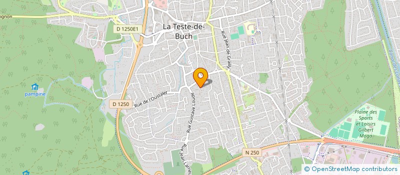 localisation de l'entreprise SCI HP HOME  LA TESTE-DE-BUCH