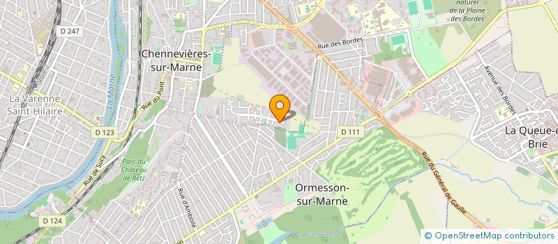 localisation de l'entreprise SCI HP IMMO  CHENNEVIERES-SUR-MARNE