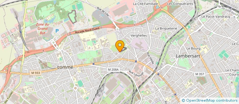 localisation de l'entreprise SCI HPC 33 à LILLE