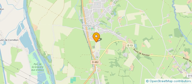 localisation de l'entreprise SCI HPC IMMO  VOUGY