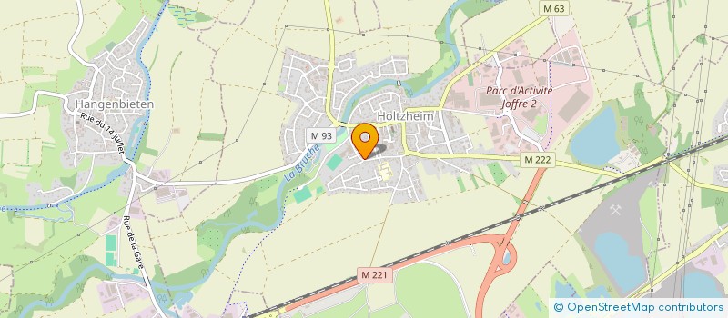 localisation de l'entreprise SCI HPG  HOLTZHEIM