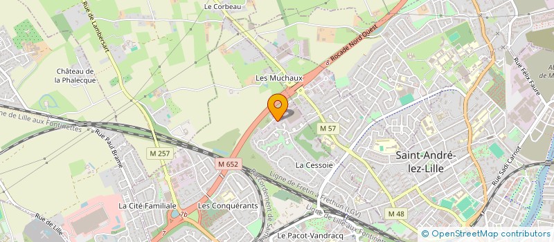 localisation de l'entreprise SCI HPHA à LAMBERSART