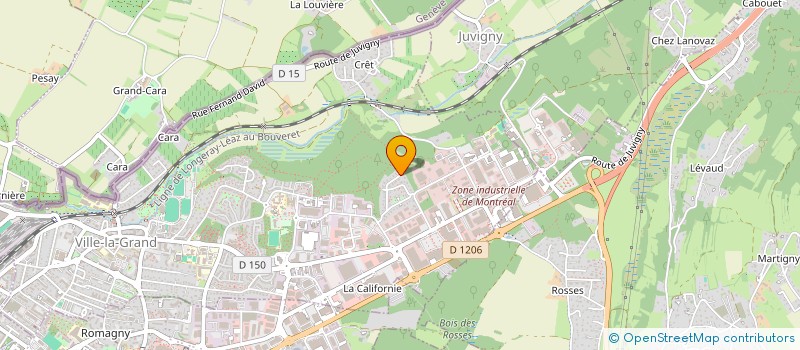 localisation de l'entreprise SCI HPI 74  VILLE-LA-GRAND