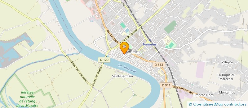 localisation de l'entreprise SCI HPJE  LA SAUVETAT-DE-SAVERES