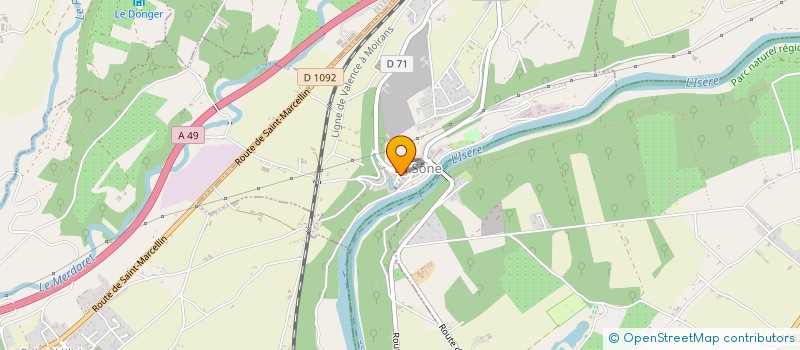 localisation de l'entreprise SCI HPO  LA SONE