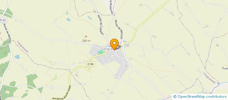 localisation de l'entreprise SCI HPP-IMMO  LASGRAISSES