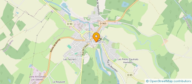 localisation de l'entreprise SCI HPPA  SAINT-FARGEAU