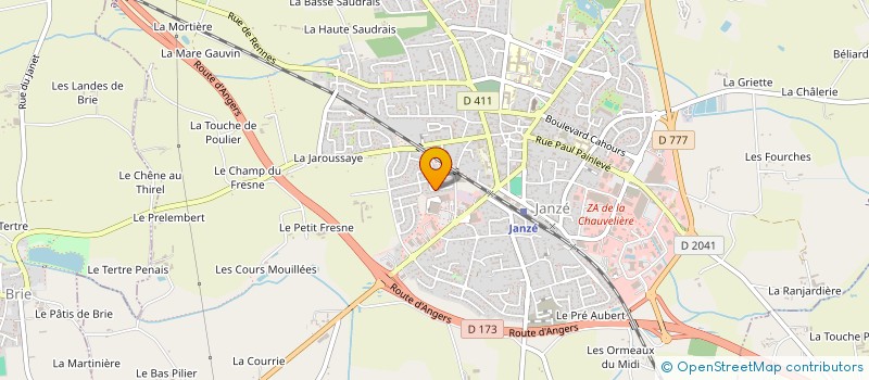 localisation de l'entreprise SCI HPR  JANZE