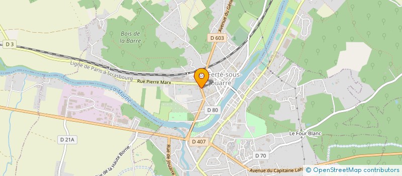 localisation de l'entreprise SCI HPS à LA FERTE-SOUS-JOUARRE