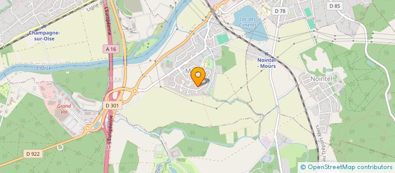 localisation de l'entreprise SCI HPS  MOURS