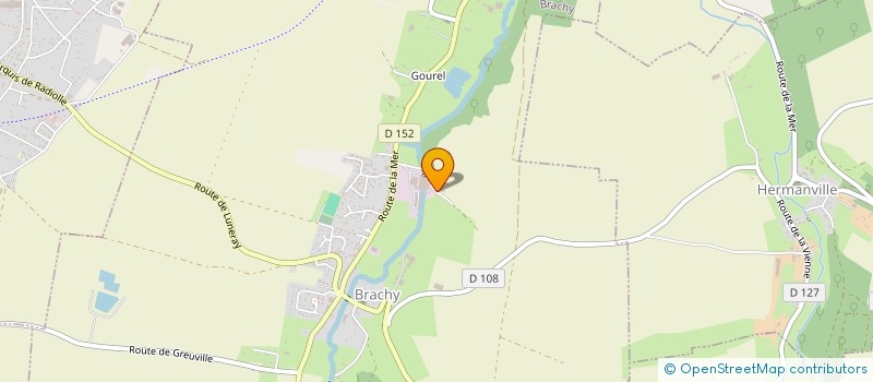 localisation de l'entreprise SCI HPX  BRACHY