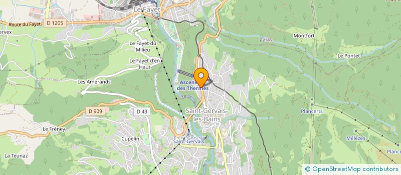 localisation de l'entreprise SCI HQ  SAINT-GERVAIS-LES-BAINS