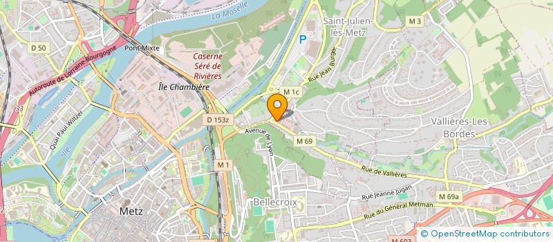 localisation de l'entreprise SCI HR 1 à SAINT-JULIEN-LES-METZ