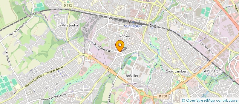 localisation de l'entreprise SCI HR & FILS à SAINT-BRIEUC