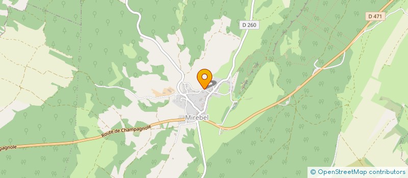 localisation de l'entreprise SCI HRCA  HAUTEROCHE