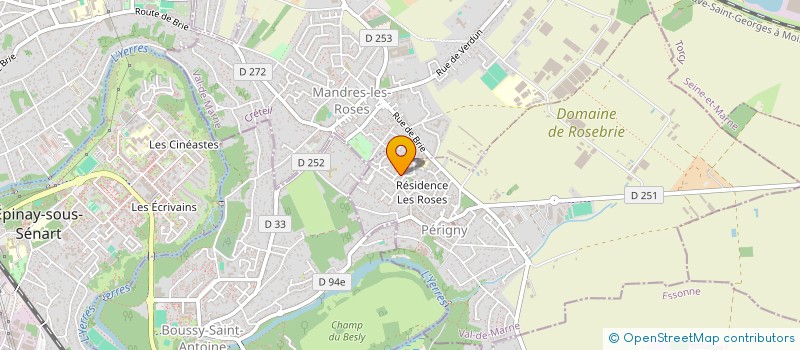 localisation de l'entreprise SCI HRCIMMO  PERIGNY