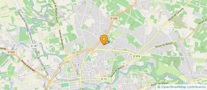 localisation de l'entreprise SCI HRG IMMO  CARPENTRAS