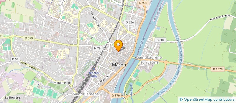 localisation de l'entreprise SCI HRH  CLUNY