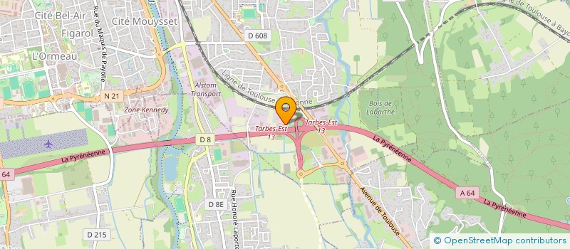 localisation de l'entreprise SCI HRI  SEMEAC