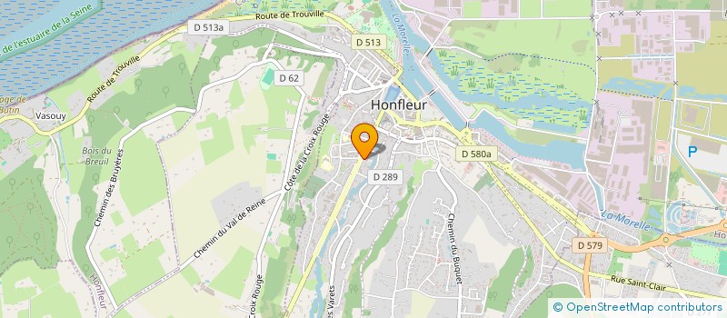 localisation de l'entreprise SCI HRJ à HONFLEUR