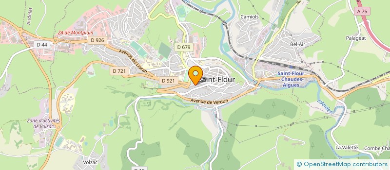 localisation de l'entreprise SCI HRLEC à SAINT-FLOUR