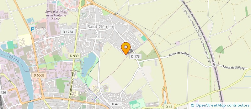 localisation de l'entreprise SCI HRV7 à SAINT-CLEMENT
