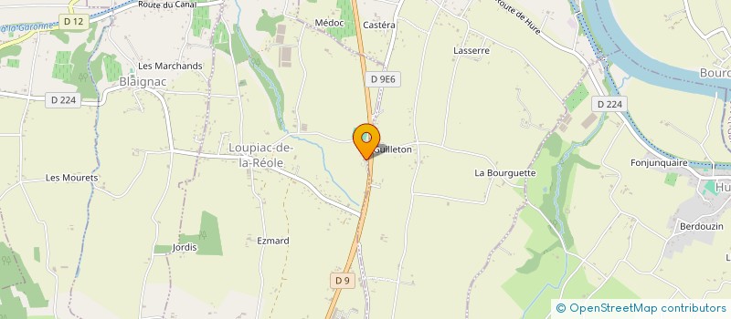 localisation de l'entreprise SCI HS & CM  LOUPIAC-DE-LA-REOLE