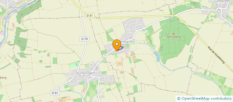 localisation de l'entreprise SCI HS2T2M  GEISWILLER-ZBERSDORF