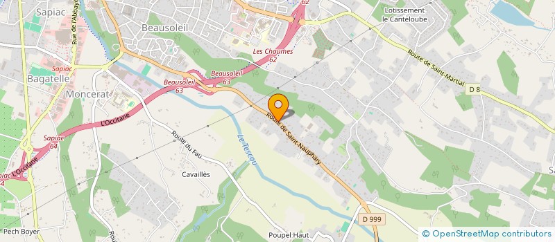 localisation de l'entreprise SCI HSA  MONTAUBAN