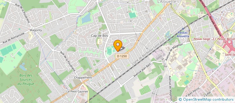 localisation de l'entreprise SCI HSCI à PESSAC